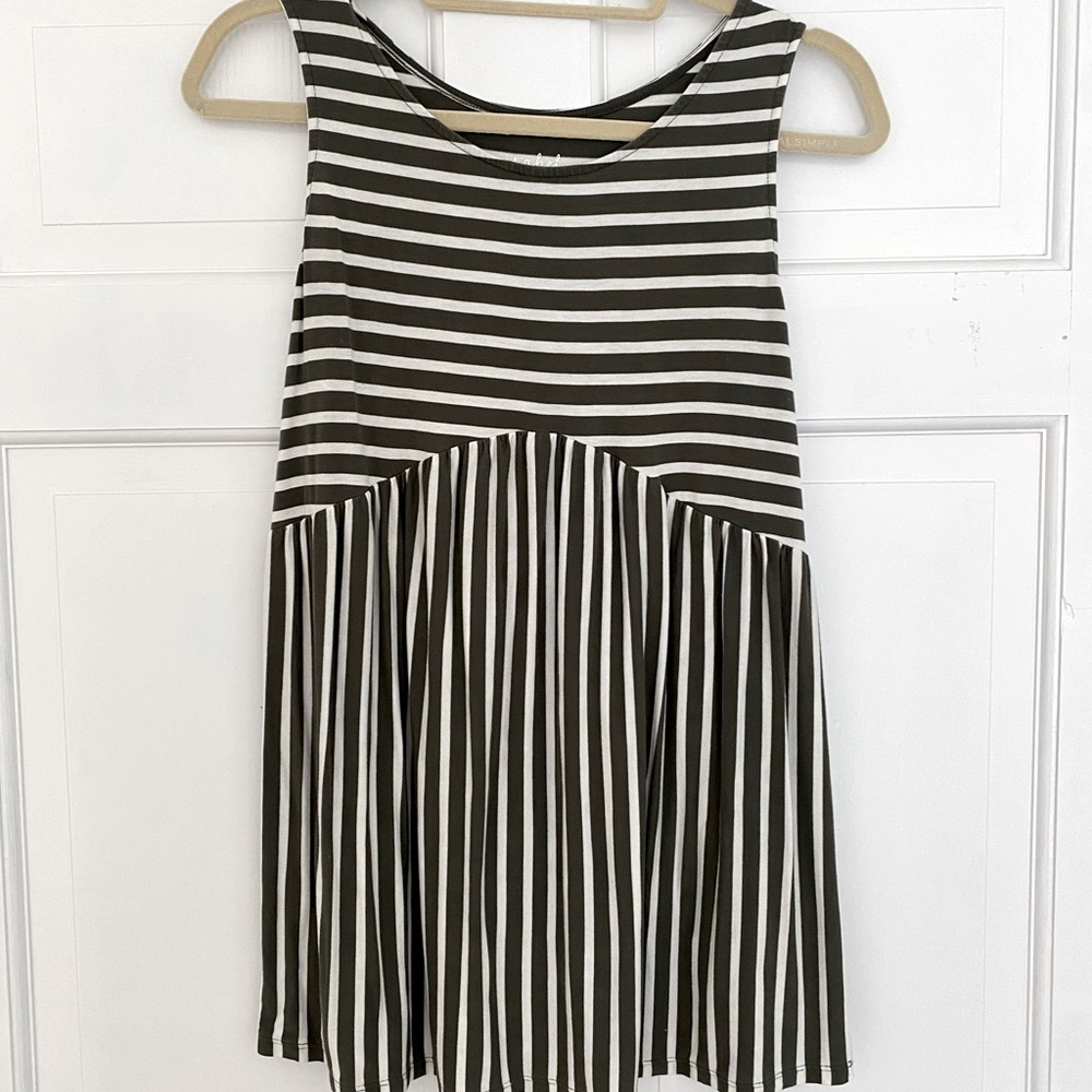 Isabel maternity striped tank top